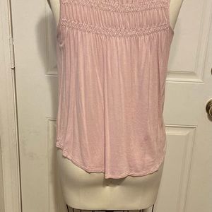 Light pink strappy tank top